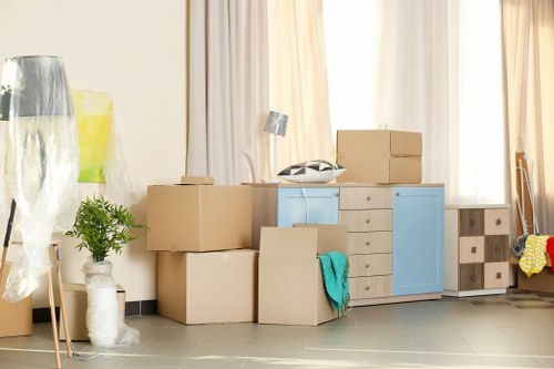 Man and van vehicle ready for a London house move