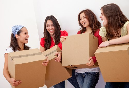 Careful furniture handling during a flat or house removal in London