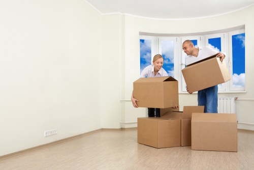 Local house movers supporting a residential move in London