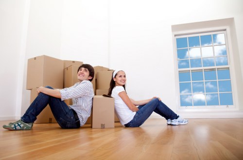 Professional movers in London loading items for a smooth relocation