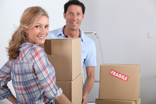 Commercial relocation transport outside a London business premises