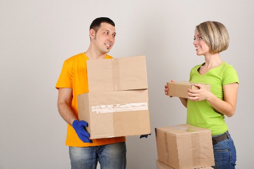 Carefully organized furniture relocation in London