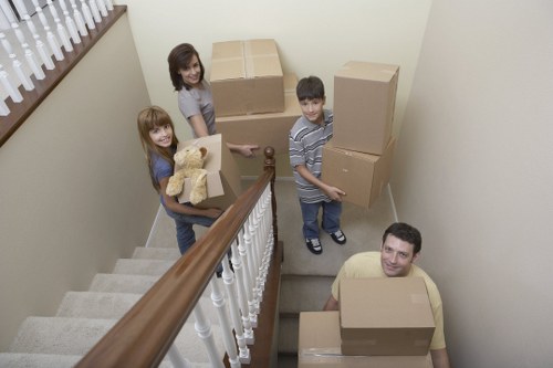 Commercial removals support for an office move in London
